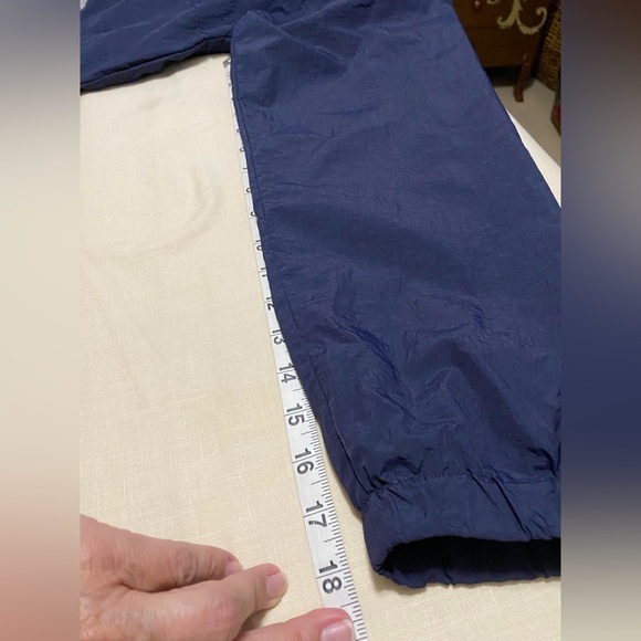 CiSONO Navy Blue Cropped Windbreaker Zip Front Woman’s Jacket Size Large. - Picture 9 of 9